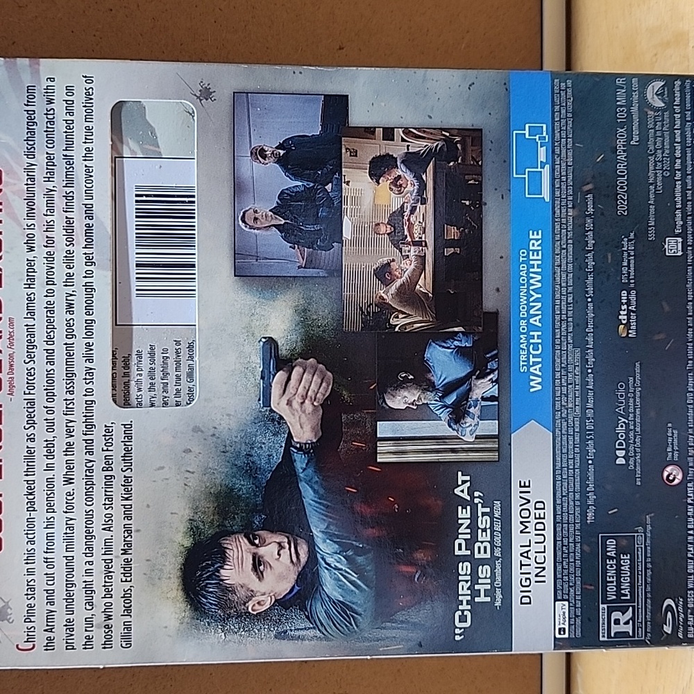 The Contractor Blu-ray + Digital Code - Picture 2 of 2